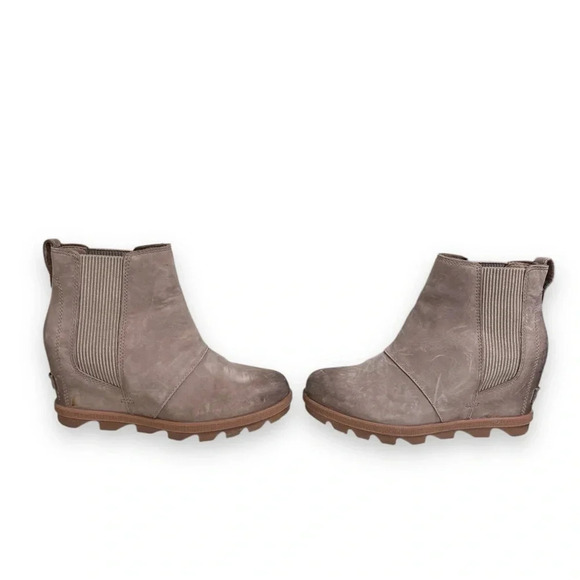 Sorel Joan of Arctic Wedge II Leather Chelsea Boot Size 7.5 - Picture 3 of 10